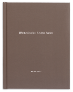Color image of a book cover with the title reading iPhone studies reverse scrubs