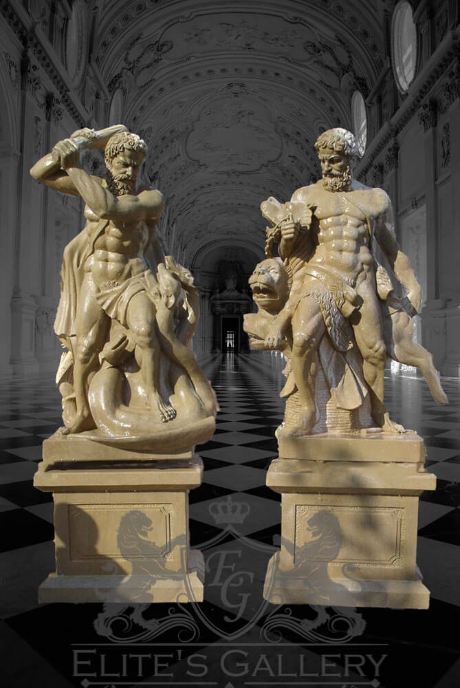 Hercules Statue Pair